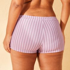 High-rise shortie swim bottom from Wild Fable™ with classic gingham print. Made from nylon-blend fabric with recycled polyester lining and metallic sparkle fibers for a touch of shine. Cheeky cut in thigh length flatters your figure. Four-way-stretch design provides flexible comfort in and out of the water. If you're not satisfied with any Target Owned Brand item, return it within one year with a receipt for an exchange or a refund. Wild Fable™: A look for every story. Gingham Fitted Beach Bottoms, Summer Beachwear Gingham Bottoms, Summer Gingham Beachwear Bottoms, Gingham Beachwear Bottoms For Summer, Fitted Gingham Bottoms For Beach, Fitted Gingham Bottoms For The Beach, Beachwear Gingham Bottoms For Poolside, Gingham Beachwear Bottoms For Vacation, Gingham Bottoms For Beach Vacation