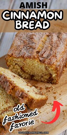 Amish Cinnamon Bread Bisquick Banana Bread, Amish Cinnamon Bread, Amish Bread Recipes, Friendship Bread Recipe, Cinnamon Bread Easy, Amish Bread, Cinnamon Bread Recipe, Amish Friendship Bread, Friendship Bread