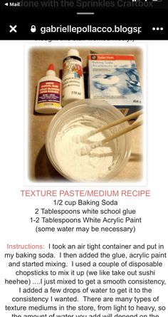 the recipe for baking is displayed on an instagramtion page, with information about how to use it