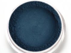 Shade: Nightshade Description: A matte blue eyeshadow (dark navy blue). The modeled photo is digitally recolored, so your shadow will have a more matte finish in person. Size: Large Jar - Net wt 2g / 0.07 Oz. In place of a sifter, it has a window that rotates open or closed for easy travel. Sample Size Link: https://www.etsy.com/listing/187615601 More Eye Colors: https://www.etsy.com/shop/Etherealle?section_id=13093618 Etherealle mineral eye shadows are formulated to have a smooth and creamy con Navy Eyeshadow, Wholesale Makeup, Natural Eyeshadow, Mineral Eyeshadow, Mineral Makeup, Magnesium Stearate, Blue Eyeshadow, Eye Shadows, Natural Eyes