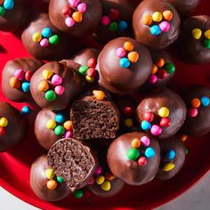 Cosmic brownie protein bites