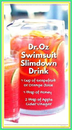 an advertisement for a drink called dr o's swimsuit slinddown drink