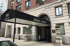 the entrance to liberty court in new york city