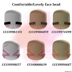 the different types of hair that are used to create an avatar for each character in this video game