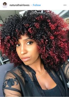 Red Curly Hair Balayage, Curl Highlights, Natural Hair Afro, Red Curls, Tapered Natural Hair, Tapered Hair, Red Hair Inspo, Bold Hair Color, Red Curly Hair