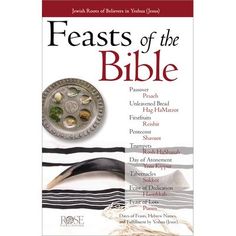 the cover of feasts of the bible, with an image of a cross and other items