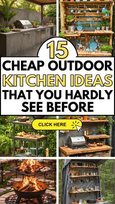 an outdoor kitchen that you have to see before