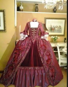 18th Century Dresses, 1800s Fashion, Period Dress, Fantasy Dresses, Vintage Gowns, Princess Outfits