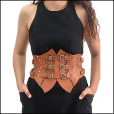 WIDE CORSET LEATHER BELT The impressive and strong belt with a bold character is a very feminine and eye-catching piece. It's a designer's job. First of all, we would like to point out that our skin is treated with herbal methods, so its pores do not close and it breathes. Therefore, it does not cause sweating or allergies. All metal accessories used are stainless steel and do not tarnish. The belt is fixed with buckles to fit your waist perfectly and protect smooth women's curves. These buckles Underbust Corset Belt, Leather Scent, Viking Belt, Leather Corset Belt, Belt Luxury, Fashion Corset, Luxury Belt, Belt Fashion, Luxury Belts