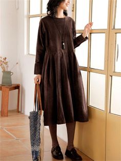 Description Product ID: DS2032717 Material: Cotton, Polyester, Spandex Sleeve: Long Sleeve Pattern: Solid Closured Type: Pullover Season: Spring, Autumn Style: Vogue Occasion: Daily, Dating, Street Package included: 1 * Dress Size Chart(Asian Size): Please allow 1-3 cm measured error. Size Length Chest Shoulder Sleeve Length Waist S 109cm | 42.9 in 102cm | 40.2 in 40cm | 15.7 in 53cm | 20.9 in 108cm | 42.5 in M 111cm | 43.7 in 106cm | 41.7 in 41cm | 16.1 in 54cm | 21.3 in 114cm | 44.9 in L 113cm | 44.5 in 110cm | 43.3 in 42cm | 16.5 in 55cm | 21.7 in 120cm | 47.2 in XL 115cm | 45.3 in 114cm | 44.9 in 42cm | 16.5 in 55cm | 21.7 in 120cm | 47.2 in Plus Size Corduroy, Dress Pockets, Corduroy Dress, French Blue, Fall Dresses, Plus Size, Dresses, Patchwork