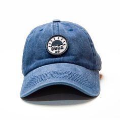 * Vintage style faded cotton cap * Unisex * Adjustable strap * Custom designed BURA woven patch on front * Perfect for outdoor adventures! Vintage Cap, Dad Caps, Blue Vintage, Vintage Cotton, Outdoor Adventures, Embroidered Patches, Trucker Cap, Outdoors Adventure, Latest Design