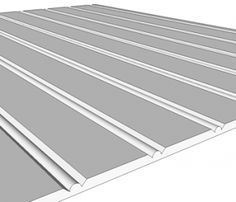 an image of a metal roof that looks like it is made out of aluminum sheets