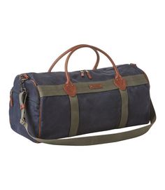 Waxed Canvas Duffle, Medium | Duffle Bags at L.L.Bean Waxed Canvas Duffle Bag, Weekend Duffle Bag, Canvas Duffle Bag, Carry On Size, Best Luggage, Go The Distance, Duffle Bags, Waxed Canvas, Luggage Accessories