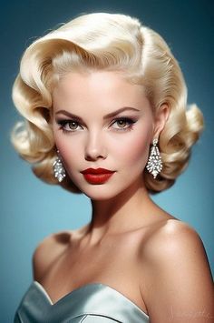 1940s Hairstyles, Curvy Swimwear, Pin Up Hair, Natural Eyelashes, Hollywood Glam, Life Tips, Vintage Pinup, Beauty And Lifestyle, Vintage Glamour