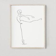 a black and white drawing of a person doing a handstand