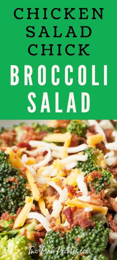 text chicken salad chick broccoli salad with an image of the salad below Chicken Salad Chick Broccoli Salad, Chicken Salad Chick Recipe Copycat, Copycat Chicken Salad Chick, Copycat Chicken Salad, Chicken Salad Chick, Chicke Recipes, Broccoli Salad Recipe, Salad Recipes Video