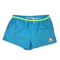 Up for sale is a men's pair of Pacific Beach volleyball shorts neon blue. Measurements: Waist: 42" Length: 15" Inseam: 3"  Item may show some light signs of wear from normal use and storage but is in overall very good cosmetic condition. Please look closely at photos as this is the actual item you will receive. If you have any questions please feel free to message me. 100% Positive Feedback Seller so buy with confidence!! Thanks for looking!! *11* Blue Athletic Shorts For Pool, Retro Blue Bottoms For Poolside, Sporty Blue Athletic Shorts For Poolside, Retro Blue Swimming Bottoms, Retro Blue Swim Bottoms, Blue Sporty Athletic Shorts For Beach Season, Blue Sporty Shorts For Beach Season, Blue Sporty Shorts For Summer, Sporty Green Shorts For Pool