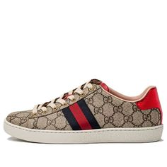 (WMNS) Gucci Ace GG Supreme 'Beige' 499410-96G50-9768 (SNKR/Women's) Luxury Gucci Beige Sneakers, Luxury Beige Gucci Sneakers, Fashion Performance, Sneaker Collection, Stylish Sneakers, Perfect Pair, Your Perfect, Gucci, Sneakers