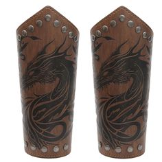 PRICES MAY VARY. 🥋🗡HIGH GRADE LEATHER - The arm bracers is designed to cover the forearm and biceps. And it can protect your wrist from bowstring. You can use it for shooting. 🥋🗡ADJUSTABLE- The size of this spike gauntlet is 9.64*10.62 inch. You can adjust by the viking bracers rope according to your own powerful arm size. Comfortable and sutiable any time any where. 🥋🗡Jeilwiy leather bracers for men medieval is made of PU Leather, Metal, Hand Made. Package includes 2 pieces leather wrist Viking Bracers, Arm Bracers, Men Steampunk, Viking Party, Leather Gauntlet, Arm Guards, Leather Wrist Cuff, Leather Bracers, Arm Guard