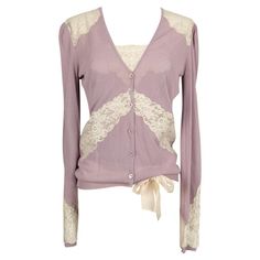 Dior Cardigan, Dior Clothing, Dior Top, Vintage Christian Dior, Romantic Outfit, Cardigan Top, John Galliano, Parma, Primavera Estate