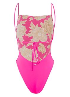 If you're looking to show off what your mama gave ya and get your tan on, the beautiful Brittany one-piece is for you! This showstopping bathing suit shines in our Radiant Pink print, and the square neckline, reversible print, and many special Maajical details will captivate you! Swimwear Store, Swimsuit Sale, Beach Beauty, One Piece Swim, The Square, Scarf Hairstyles, Pink Print, Square Neckline, Bathing Suit