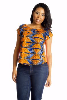 New Tops Designs Girls, New Tops Designs Girls Fashion, New Tops Designs, African Print Top, Dashiki Shirt