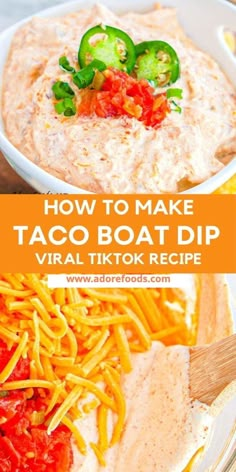 Make the taco boat dip recipe that's taking TikTok by storm, and become the hero of your next party! This easy cold dip is ready in just 10 minutes, and we've got all the tips you need to make it perfect every time. 😋 Viral Boat Dip, Quick Taco Dip, Rotel Dip With Taco Seasoning, Taco Boat Dip, Easy Pool Side Dips, Cottage Cheese Taco Dip Recipes, Dips With Salsa, Cream Cheese And Rotel Dip, Cold Rotel Dip