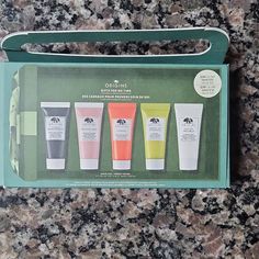 Origins Five Mini Masking Essentials New As Pictured Travel Size 0.5 Oz Sealed. New Products From Origin. You Will Get A Travel Size 0.5 Fl Oz Of The Following: Clear Improvement Active Charcoal Masks To Improve Pores, Original Skin Retexturizing Mask With Rose Clay, Ginzing Glow Boosting Mask, Drink Up Intensive Overnight Hydrating Mask And Out Of Trouble 10 Minute Mask To Rescue Problem Skin. From A Smoke & Pet Free Home. The Item Pictured Is The Exact One You Will Receive. I Ship Daily From I Origins Skincare, Active Charcoal, Problem Skin, Charcoal Mask, Skin Care Mask, Hydrating Mask, Drink Up, Skin Care Women, 10 Minute