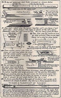 an old book with instructions on how to use the machine for cutting wood and other things