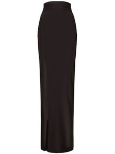 Elegant High Waist Maxi Skirt For Evening, Formal Fitted Maxi Length Bottoms, Fitted Floor-length Evening Bottoms, Black Fitted Floor-length Skirt, Full-length Maxi Skirt For Night Out, Black Floor-length Skirt For Night Out, Elegant Black Floor-length Skirt, Fitted Floor-length Black Skirt, Elegant Floor-length Black Skirt