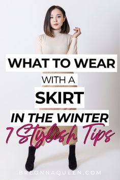 Slay winter fashion: How to style your skirts for the cold season with our 7 tips. Stay fashionable and warm all winter long! #winterwardrobe #skirtup #styleinspo Hiking Boots With Skirt, Aline Skirt Outfit Winter, How To Wear Midi Skirt Winter, Black Maxi Skirt With Sweater, How To Wear Skirts In The Winter, Flannel Maxi Skirt, What To Wear To The Theater Winter, Skirts For Winter Outfits, How To Style Corduroy Skirt