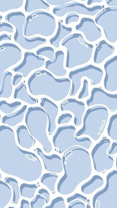 an abstract blue and white background with lots of bubbles