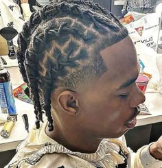 Locs Braided To The Back Men, Dreads Styles Men Short, Haircuts For Dreads, Dreads Styles For Men Braids, Braids For Dreads Men, Loc Braid Styles For Men, Dreads Braided Men Style Short, Dreads Braided Men Style Long, Loc Styles For Men Braids