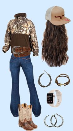 Cute fit#westernfashion#western Looks Country, Estilo Country