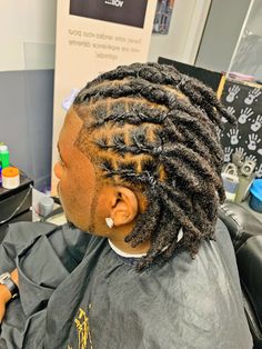 Shape Up With Dreads Men, Men Barrel Locs, Dreads Updo Styles Men, Men’s Short Loc Styles, Barrell Twist On Short Locs Men, Loc Styles For Men Medium, Men Dread Styles Short, Unique Loc Styles For Men, Styles For Short Locs Men