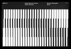 the piano keys are black and white with different lines on them, as well as numbers