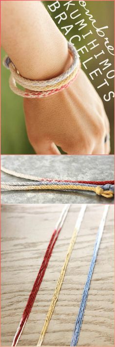 three different types of bracelets are shown with the words, how to use them?