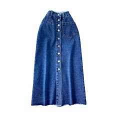 Introducing our 2023 Spring-Summer Collection ââ‚?the frayed waistband buttoned denim skirt. With its '90s-inspired design and high-waisted silhouette. this conventional stonewashed denim skirt will be your next summer staple.Why They're Your Next Summer Staple: Grunge Meets Glam: This denim skirt embodies rebellion and sophistication in one sleek package. Distressed Denim: With its distressed pattern. this skirt captures a raw. unfiltered essence. High-Waisted Fit: Its elevated-waisted silhouet Denim Blue High Waist Skirt With Button Closure, High Waist Denim Blue Skirt With Button Closure, High Waist Medium Wash Cotton Denim Skirt, High Waist Medium Wash Denim Skirt, Summer Straight Leg Skirt With Button Closure, Dark Wash Button Skirt For Summer, Denim Button Skirt For Summer, Summer Cotton Denim Skirt With Button Closure, Summer Denim Skirt With Button Closure