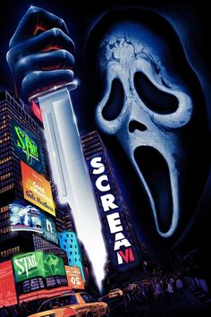 an advertisement for the scream movie starring in new york city