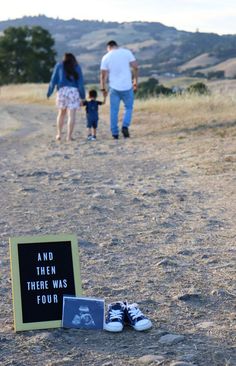 there is a sign that says and then there was pour on the ground next to it