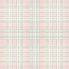 a pink and green plaid pattern with small squares on the bottom, in pastel shades