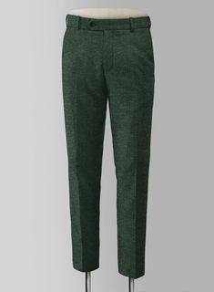 StudioSuits- Bottle Green Herringbone Tweed Pants Green Tweed Suit, Brown Tweed Suit, Character Clothes, Clothes Board, Tweed Pants, Green Chinos, Tweed Suit, Green Tweed, Denim Suit