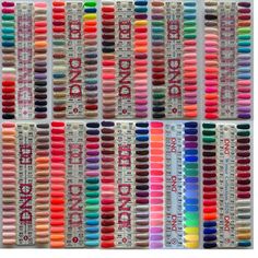 DND Swatch Set From #1 - #10 | BBP Nail Colors For Summer, Dnd Gel Nail Polish, Dnd Nail Polish, Crackle Nails