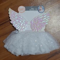 Adorable Angel Winged Baby Tutu Set For Infants 0-12 Months. Newborn Christmas Dress, Blush Pink Long Dress, Coral Long Dress, Girls Red Velvet Dress, Baby Angel Wings, White Flowy Dress, Velvet Party Dress, Black And Pink Dress, Pink Long Dress