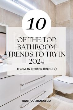 the top 10 bathroom trend to try in 2014 from an interior designer, but it doesn't look like this