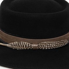 The Harper Gambler by FRYE offers a classic look with modern flair. Crafted from wool felt and featuring a 3.25" brim size, this hat features double stacked leather bands with studs and feather detail - perfect for the contemporary cowboy or cowgirl. Features: Color: BlackMaterials: 100% WoolSize: 59cmBrim Size: 3.25"Brand: FRYE Wide Brim Hat Summer, Sand Collection, Outdoor Cap, Hat Clips, Summer Favorites, Dress Hats, Wide Brimmed Hats, Brim Hat, Hat Shop