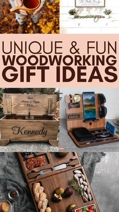 unique and fun woodworking gift ideas that are perfect for anyone who wants to do something right now