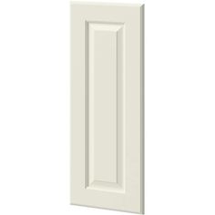 a white cabinet door on a white background