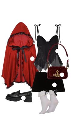 three different types of clothing and accessories including shoes, purses, gloves and scarves