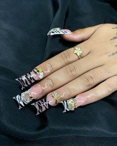 Marvel Nails, Punk Nails, Duck Nails, French Tip Acrylic Nails, Short Square Acrylic Nails